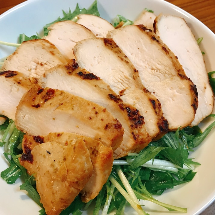 鶏胸肉の柚子胡椒漬け グリル焼き レシピ 作り方 By ごと子 楽天レシピ